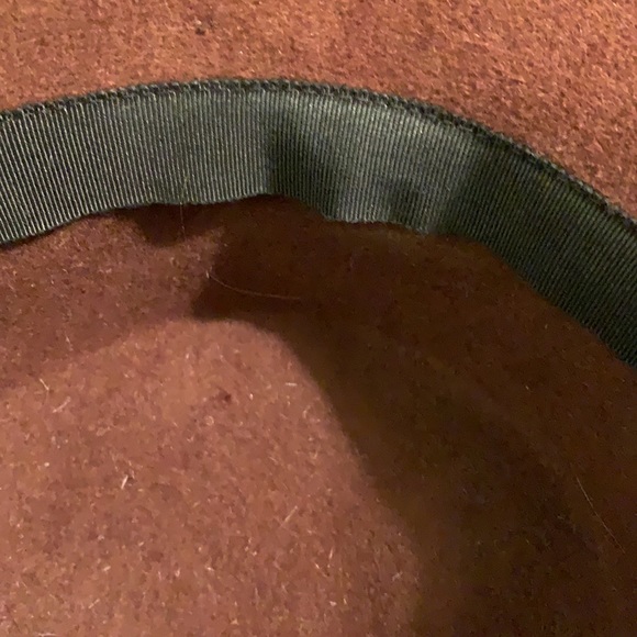 NWOT brown velour hat - Picture 6 of 6